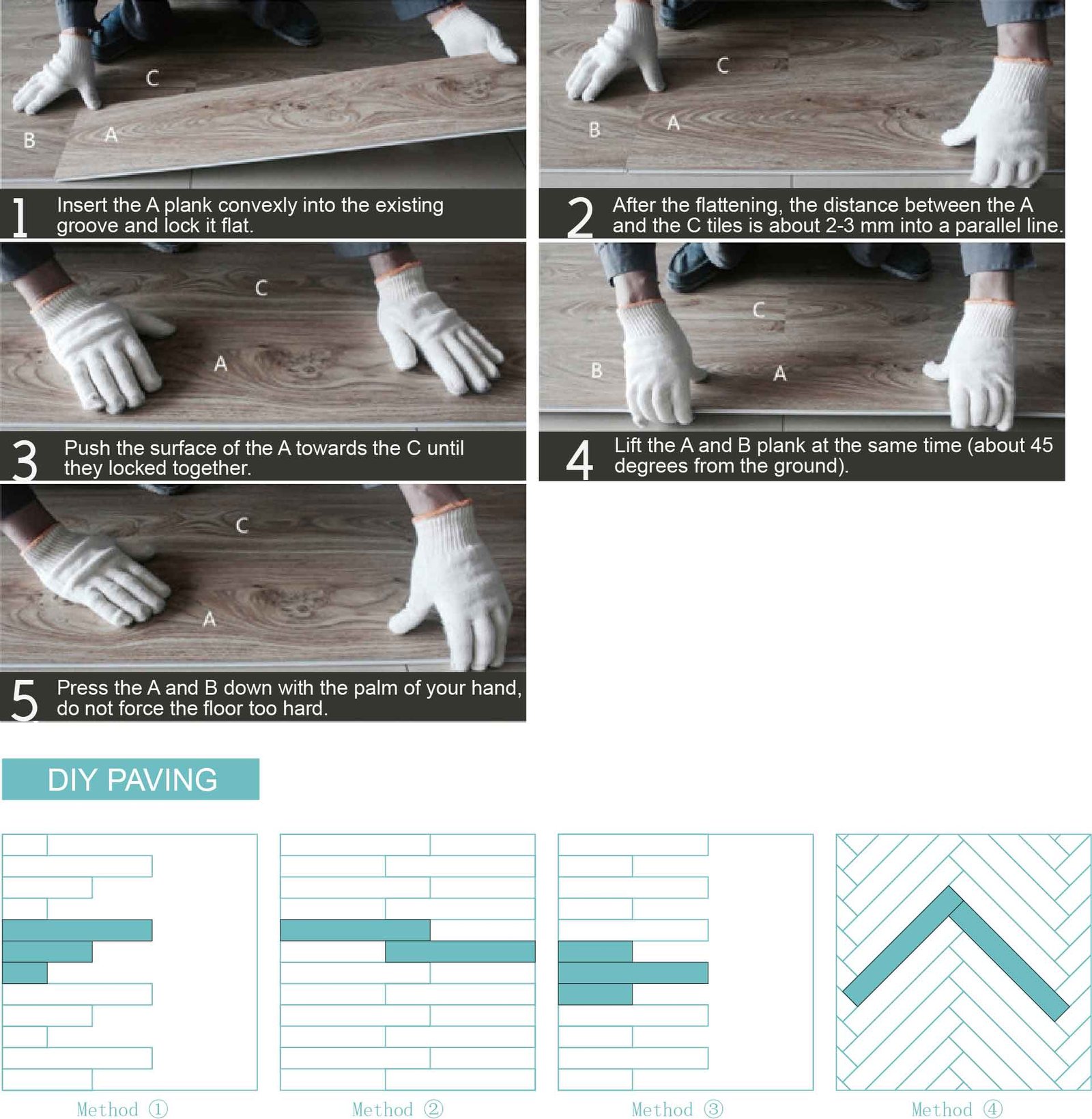 Installation method of SPC floor